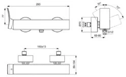 Ideal Standard Conca Tap - Douchekraan, Silver Storm BC761GN -Hansgrohe Shop 012dc849f4232a269bde8020