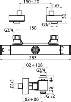 Novaservis Thermostaat Kranen - Thermostatische Douchekraan, Chroom 2862/1,0 5 Novaservis Thermostaat Kranen - Thermostatische Douchekraan, Chroom 2862/1,0 -Hansgrohe Shop 06d0eb5d0cbf119708a27ad9