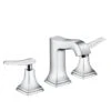 Hansgrohe Metropol Classic - 3-gats Eengreeps Wastafelkraan 110, Met Afvoergarnituur Met Trekstang, Chroom 31330000