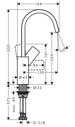 Hansgrohe Vivenis - Wastafelkraan 210, Met Draaibare Uitloop, EcoSmart, Chroom 75032000 -Hansgrohe Shop 09e200e62a8ee0b7010a2729