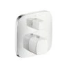 Hansgrohe PuraVida - Afdekset Voor Thermostaat Met Stop- En Omstelkraan, Wit/chroom 15771400
