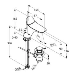 Kludi Amba - Wastafelkraan, Chroom 530230575 -Hansgrohe Shop 13648ccb4f14de8af822a507