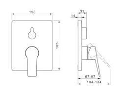 Hansa Twist - Inbouw Badkraan, 2 Functies, Mat Zwart 8984908333 5 Hansa Twist - Inbouw Badkraan, 2 Functies, Mat Zwart 8984908333 -Hansgrohe Shop 18d5e05b794e13b8df5c2911