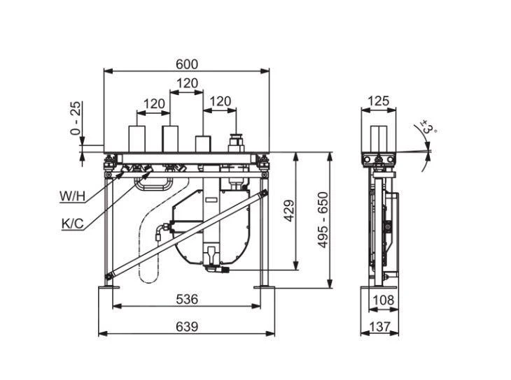 Hansa Compact - Inbouwdeel Voor 4-gats Badrandcombinatie 53020300 4 Hansa Compact - Inbouwdeel Voor 4-gats Badrandcombinatie 53020300 - Afbeelding 2