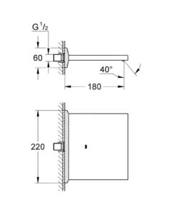 Grohe Allure Brilliant - Waterval Uitloop Voor Bad En Douche, Supersteel 13319DC0 -Hansgrohe Shop 233b511abdc8471a0199e49c 1