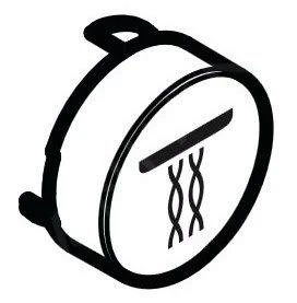 Hansgrohe Toebehoren - Select-knop Whirl, Zwart 92575610 3 Hansgrohe Toebehoren - Select-knop Whirl, Zwart 92575610