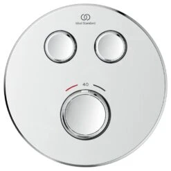 Ideal Standard CeraTherm Navigo - Inbouwthermostaat, Opbouwdeel, 2 Gebruikers, Chroom A7296AA -Hansgrohe Shop 25b3732c9d2b0de2249a6337