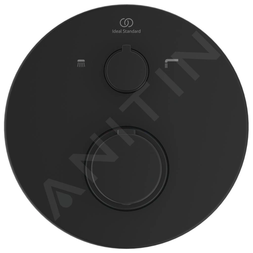 Ideal Standard CeraTherm - Inbouw Thermostatische Badkraan, Zwart A5814XG 4 Ideal Standard CeraTherm - Inbouw Thermostatische Badkraan, Zwart A5814XG - Afbeelding 3