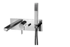 Paffoni Rock - Inbouw Badkraan Met Accessoires En Inbouwdeel, Chroom RO001CR