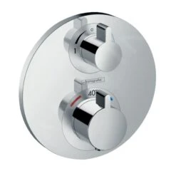 Hansgrohe Ecostat S - Afdekset Voor Thermostaat Met Stopkraan, 1 Functie, Chroom 15757000