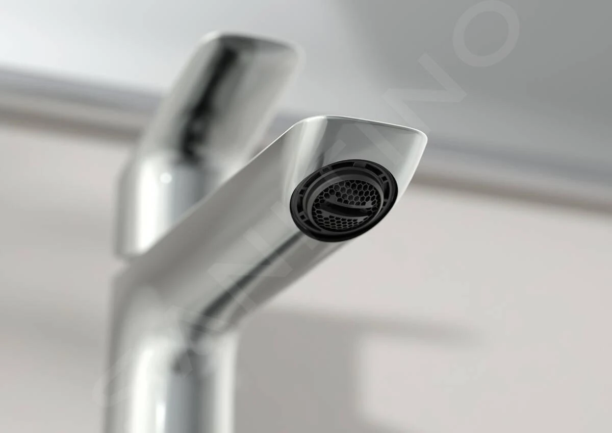 Hansgrohe Logis - Wastafelkraan Fine 110, EcoSmart, Chroom 71253000 5 Hansgrohe Logis - Wastafelkraan Fine 110, EcoSmart, Chroom 71253000 - Afbeelding 3