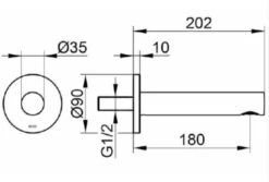 Keuco IXMO - Baduitloop, Aluminium 59545170101 -Hansgrohe Shop 3e55a3465ea66fbd36aa35cc