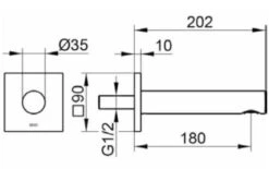 Keuco IXMO - Baduitloop, Aluminium 59545170102 -Hansgrohe Shop 46fc22772acc02f4267d4e88