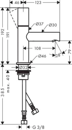 Axor Uno - Wastafelkraan 80, Geborsteld Nikkel 45005820 -Hansgrohe Shop 48d2f1a7aae866b0a4ed4534