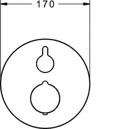 Hansa Home - Thermostatische Inbouwkraan, Voor 2 Uitgangen, Chroom 88629045 5 Hansa Home - Thermostatische Inbouwkraan, Voor 2 Uitgangen, Chroom 88629045 - Afbeelding 3
