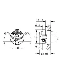 Grohe Euroeco - Inbouwkraanhuis 33963000 -Hansgrohe Shop 4a4ca66b8e47b9738d85c3b8