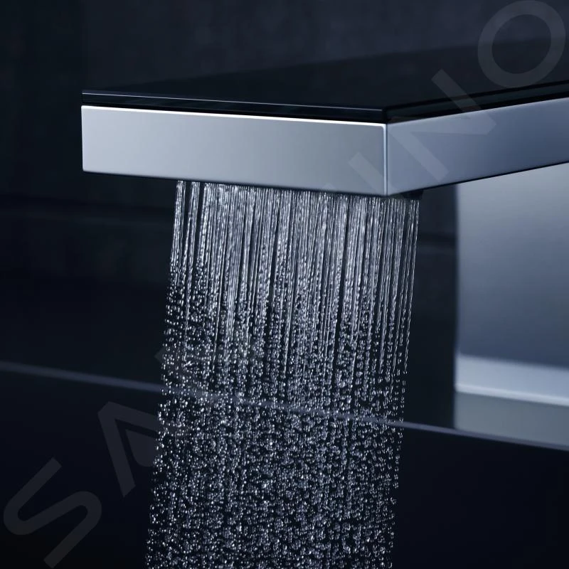 Axor MyEdition - 3-gats Wastafelmengkraan Met Push-open Afvoergarnituur, Chroom/zwart Glas 47050600 6 Axor MyEdition - 3-gats Wastafelmengkraan Met Push-open Afvoergarnituur, Chroom/zwart Glas 47050600 - Afbeelding 4