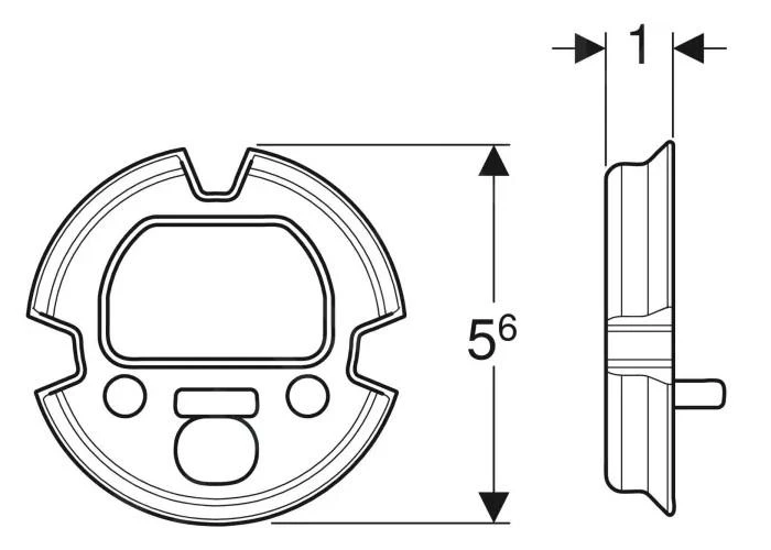 Geberit Toebehoren - Afdichtingsset Voor Elektronische Wastafelkraan, Wandmontage 116.422.00.1 4 Geberit Toebehoren - Afdichtingsset Voor Elektronische Wastafelkraan, Wandmontage 116.422.00.1 - Afbeelding 2