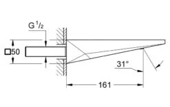 Grohe Allure Brilliant - Baduitloop, Geborsteld Hard Graphite 13299AL0 -Hansgrohe Shop 4f00b24345026f34ac80c8ed