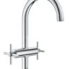 Grohe Atrio - Wastafelkraan Met Waste En Draaibare Uitloop, L-size, Chroom 21019003