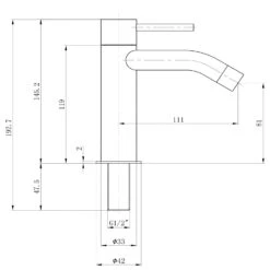 Sapho Small - Fonteinkraan, Chroom SM24 -Hansgrohe Shop 6b2fc8f59c3c5091f6600065