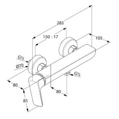Kludi Ameo - Opbouw Douchekraan, Chroom 416750575 -Hansgrohe Shop 6edef5b339225451bed10e4c