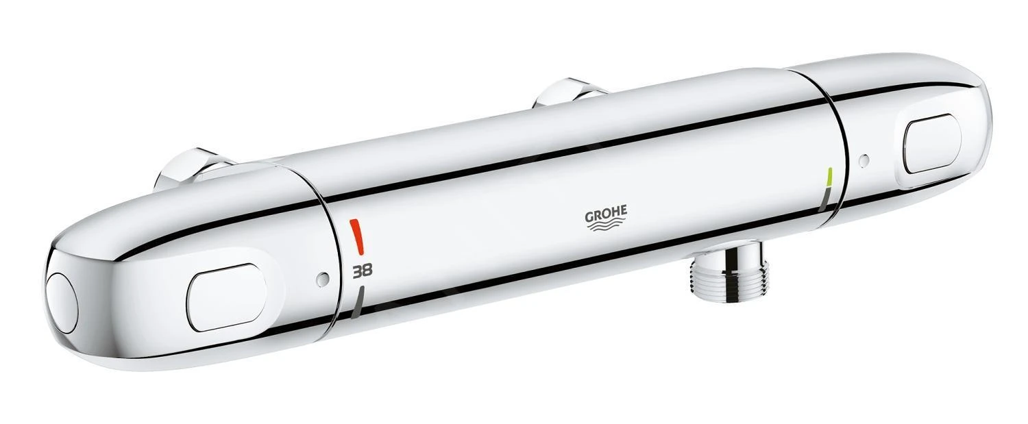Grohe Grohtherm 1000 - Thermostatische Douchekraan, Hartafstand 120 Mm, Chroom 34147003 3 Grohe Grohtherm 1000 - Thermostatische Douchekraan, Hartafstand 120 Mm, Chroom 34147003