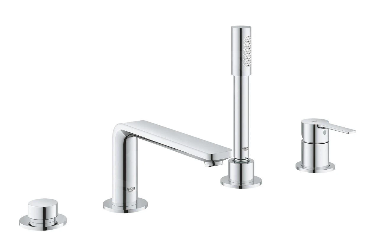 Grohe Lineare - 4-gats Badrandkraan, Chroom 19577001 3 Grohe Lineare - 4-gats Badrandkraan, Chroom 19577001