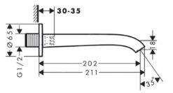 Hansgrohe Vivenis - Baduitloop, Mat Wit 75410700 -Hansgrohe Shop 813c79642c789d9aabaaa4f8