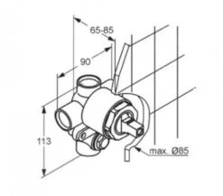 Kludi Inbouwdelen - Inbouwdeel Voor 2 Fucnties 38624N -Hansgrohe Shop 8f7de310c5d0f1f2cf4fb6b4
