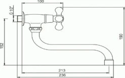 Novaservis Titania Retro II - Wastafelkraan Koud Water, Chroom 99107,0 -Hansgrohe Shop 9a8a52da4921da5007f7cbb1