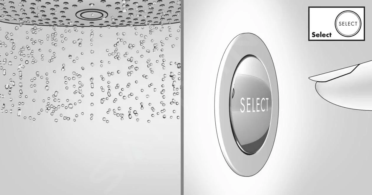 Hansgrohe ShowerTablet Select - Opbouw Douchethermostaat 300, Chroom 13171000 7 Hansgrohe ShowerTablet Select - Opbouw Douchethermostaat 300, Chroom 13171000 - Afbeelding 5