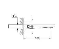 Grohe Plus - Baduitloop, Geborsteld Hard Graphite 13404AL3 -Hansgrohe Shop a00e2ca5050f125cc31ea843