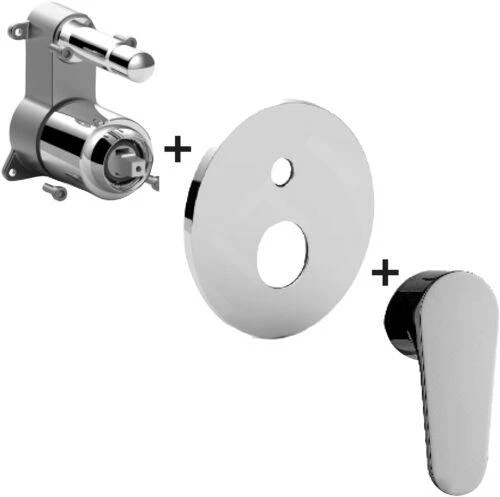 Paffoni Green - Inbouwkraan Voor 2 Uitgangen, Chroom GRBOX015CR 3 Paffoni Green - Inbouwkraan Voor 2 Uitgangen, Chroom GRBOX015CR