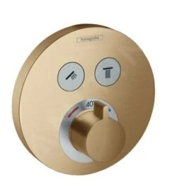 Hansgrohe Shower Select - Afdekset Voor Thermostaat Voor 2 Functies, Geborsteld Brons 15743140