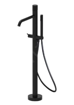 Paffoni Jo - Vrijstaande Badkraan, Met Accessoires, Mat Zwart JO032NO