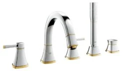 Grohe Grandera - Badrandcombinatie, 5-gats Installatie, Chroom/goud 19919IG0
