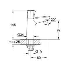 Grohe Costa L - Toiletkraan, Chroom 20186001 -Hansgrohe Shop b8ec286a8fc00809658bfdb6
