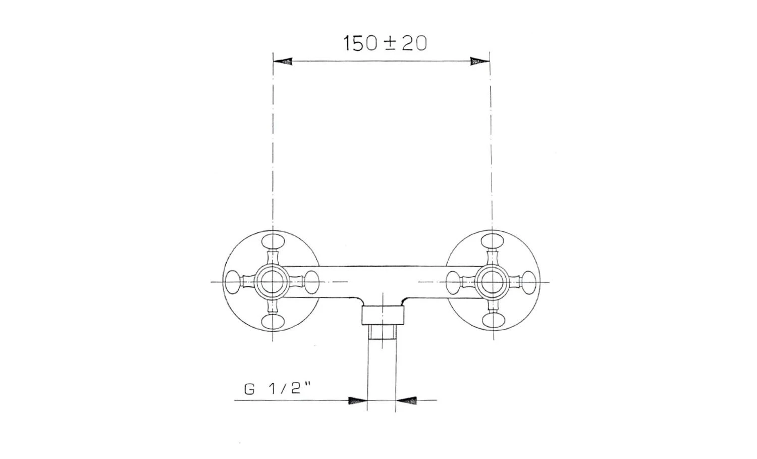Sapho Reitano Rubinetteria Antea - Antea Douchekraan, Chroom 3861 4 Sapho Reitano Rubinetteria Antea - Antea Douchekraan, Chroom 3861 - Afbeelding 2