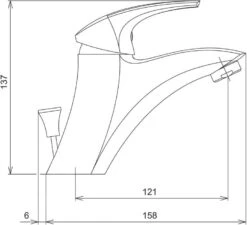 Novaservis Metalia 57 - Wastafelkraan Met Afvoergarnituur, Chroom 57002,0 -Hansgrohe Shop be8cb7fcc481a69db9c4398f