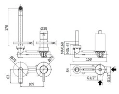 Paffoni Light - Inbouw Wastafelkraan Incl. Inbouwdeel, 2-gats, Chroom LIG105CR70 -Hansgrohe Shop beb6edb6d4d8f6a73134f9e7