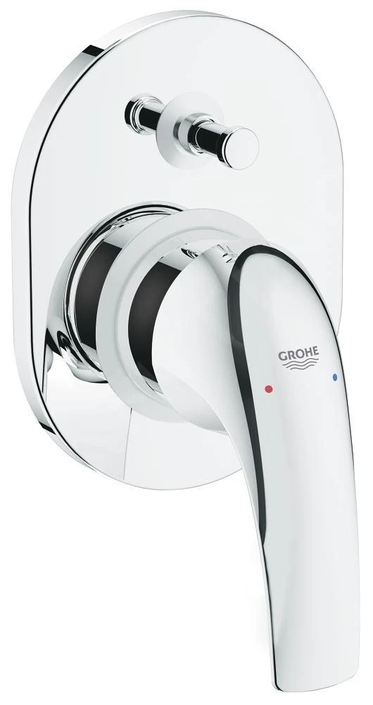 Grohe BauCurve - Inbouw Badkraan, Met Inbouwdeel, Chroom 29043000 3 Grohe BauCurve - Inbouw Badkraan, Met Inbouwdeel, Chroom 29043000