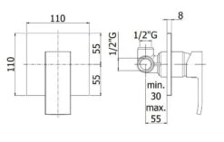 Paffoni Level - Inbouwkraan, Chroom LEA010CR -Hansgrohe Shop d306cfe3559c74e568f76c57
