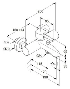 Kludi Bozz - Badkraan, Chroom 386910576 -Hansgrohe Shop d53a4f5d09f30e7aa8973e1a