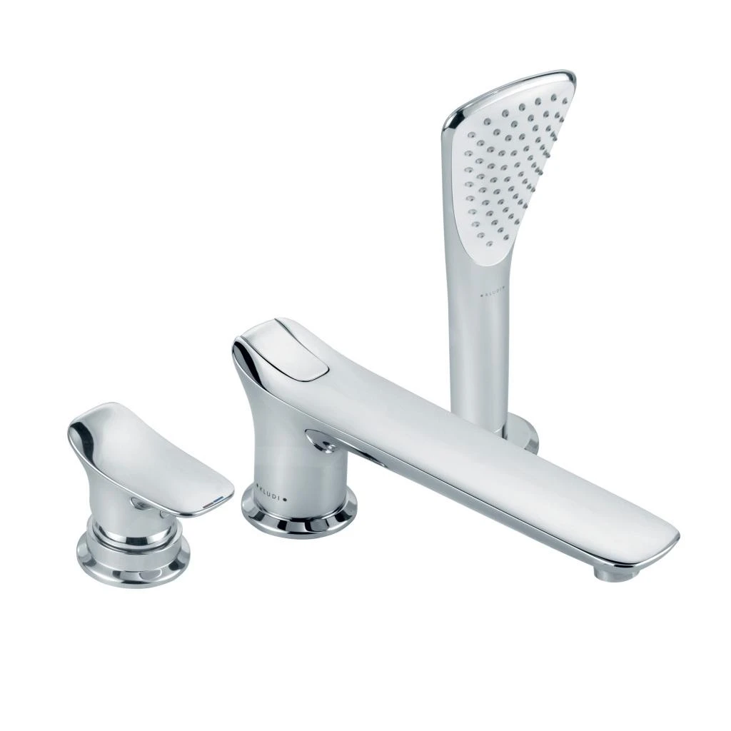 Kludi Amba - 3-gats Badrandcombinatie, Chroom 534470575 3 Kludi Amba - 3-gats Badrandcombinatie, Chroom 534470575