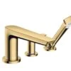 Hansgrohe Talis E - Badrand Kraan, 4 Gats Combinatie, Gepolijst Goud 71748990