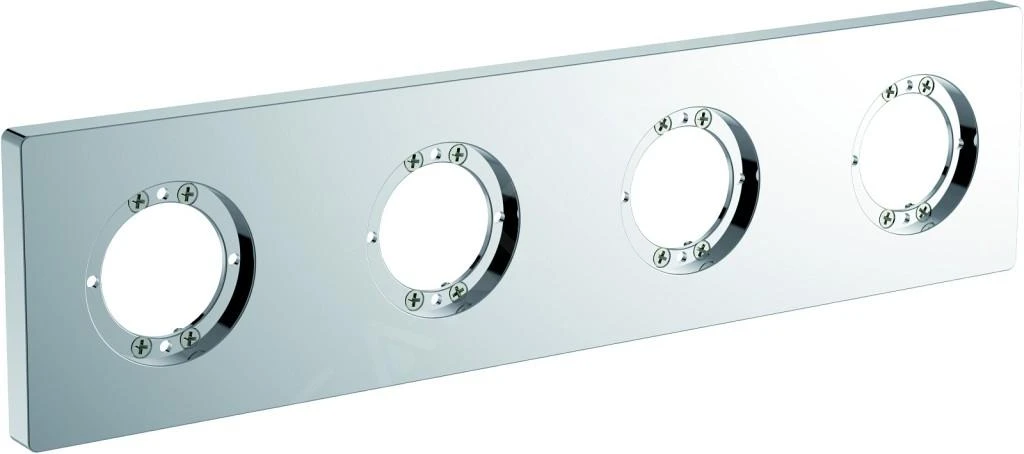 Ideal Standard Archimodule - Afdekrozet 4-gats 83 X 332 Mm, Chroom A1507AA 3 Ideal Standard Archimodule - Afdekrozet 4-gats 83 X 332 Mm, Chroom A1507AA