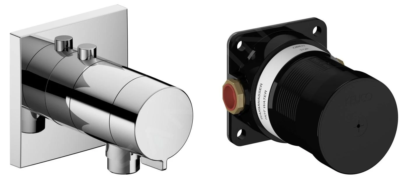 Keuco IXMO - SOLO Inbouw Thermostatische Douchekraan Incl. Inbouwdeel, Chroom 59554010022 5 Keuco IXMO - SOLO Inbouw Thermostatische Douchekraan Incl. Inbouwdeel, Chroom 59554010022 - Afbeelding 3