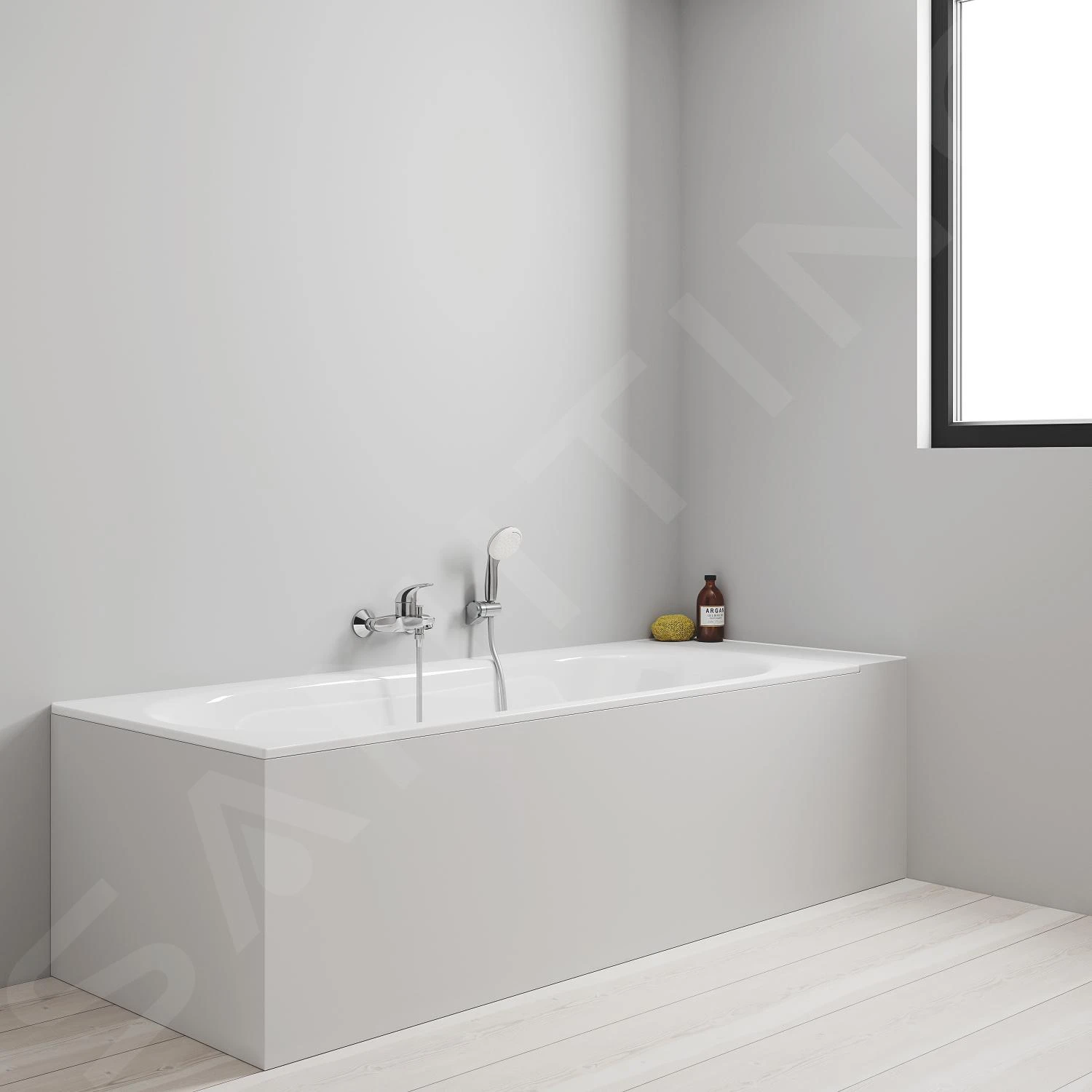 Grohe Euroeco - Badmengkraan Opbouw, Chroom 32743000 6 Grohe Euroeco - Badmengkraan Opbouw, Chroom 32743000 - Afbeelding 4